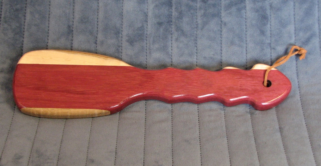 Bruiser Paddle - Purpleheart and Maple (Babygirl imprint)