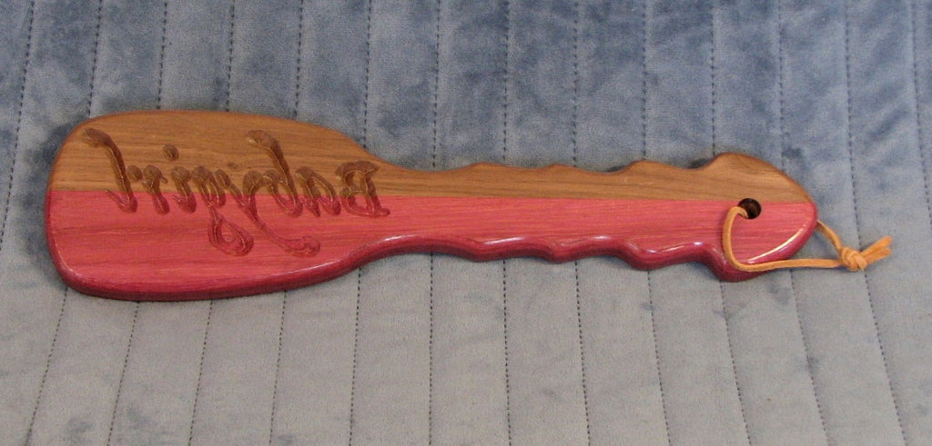 Bruiser Paddle - Purpleheart and Black Walnut (Babygirl imprint)