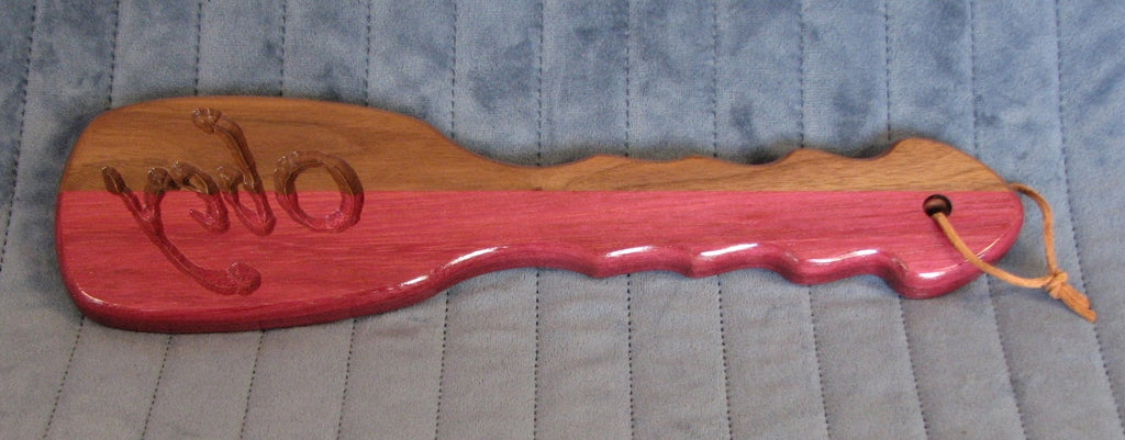 Bruiser Paddle - Purpleheart and Black Walnut (Obey imprint)