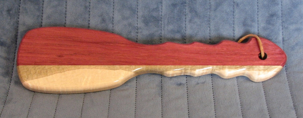 Bruiser Paddle - Purpleheart and Maple (Slut imprint)