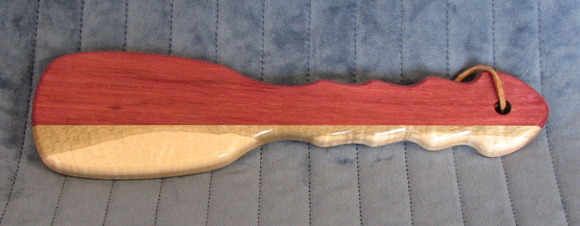 Bruiser Paddle - Purpleheart and Maple (Slut imprint)