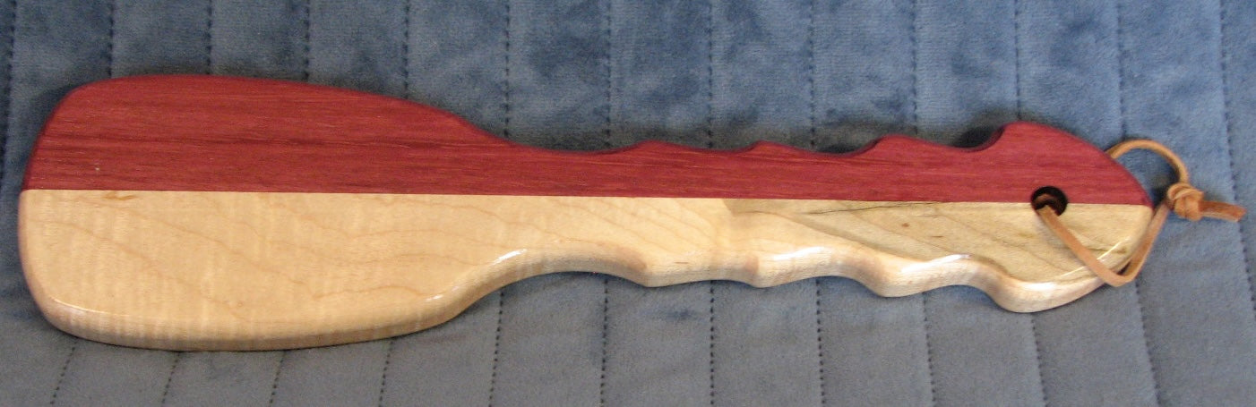 Bruiser Paddle - Purpleheart and Maple (Good boy imprint)
