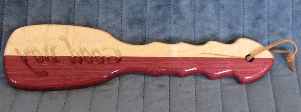 Bruiser Paddle - Purpleheart and Maple (Good boy imprint)