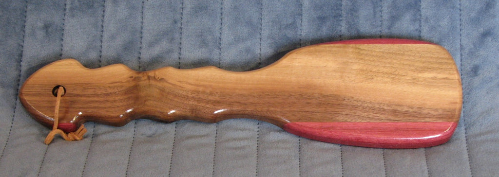 Bruiser Paddle - Black Walnut and Purpleheart (Daddy's imprint)