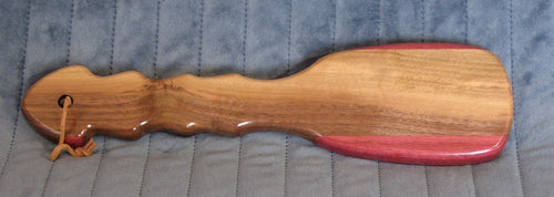 Bruiser Paddle - Black Walnut and Purpleheart (Daddy's imprint)