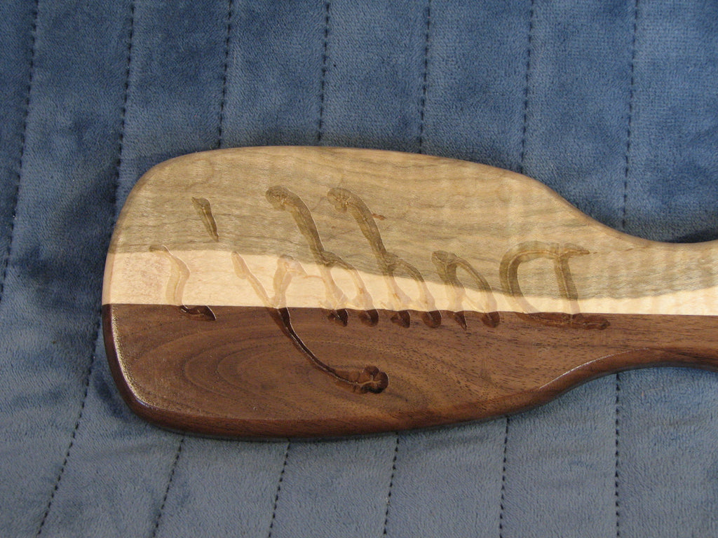 Bruiser Paddle - Black Walnut and Maple (Daddy's imprint)