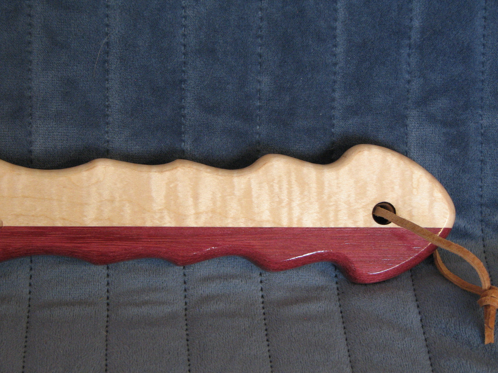 Bruiser Paddle - Purpleheart and Maple (Baby Boy imprint)