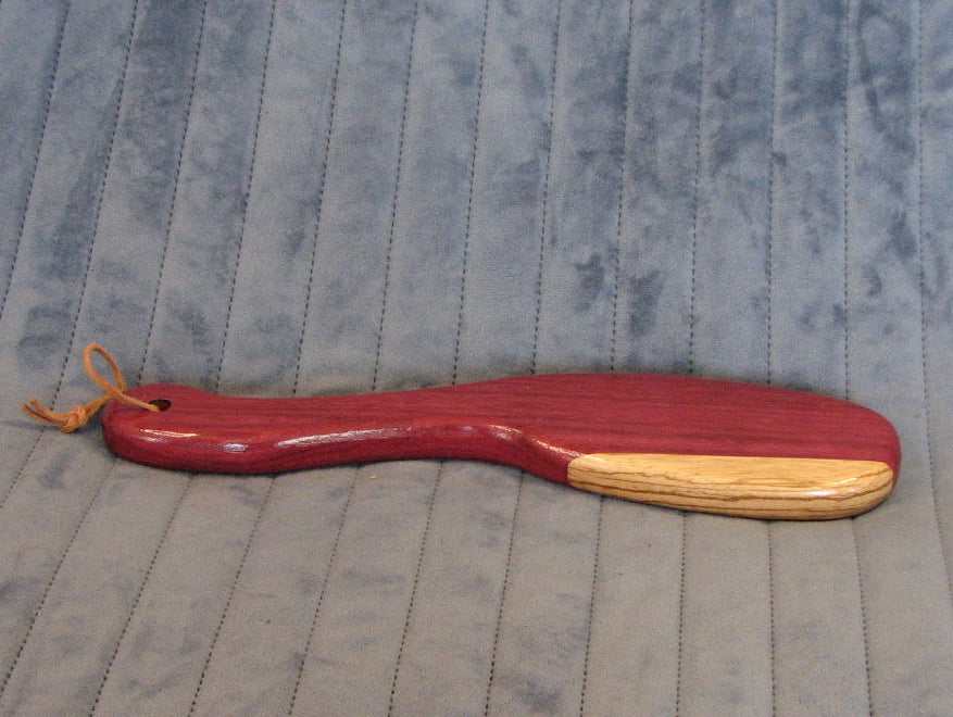 Hairbrush Paddle - Purpleheart and Zebrawood