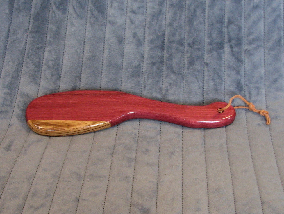 Hairbrush Paddle - Purpleheart and Zebrawood