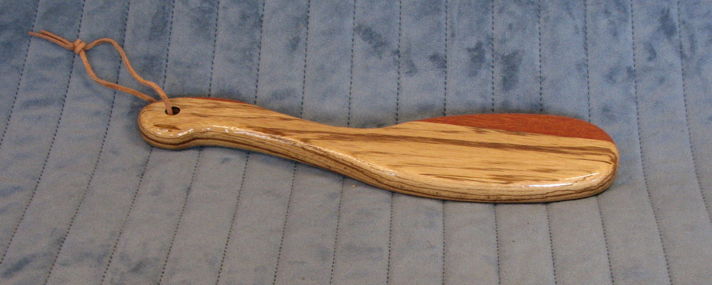 Hairbrush Paddle - Zebrawood and Lacewood