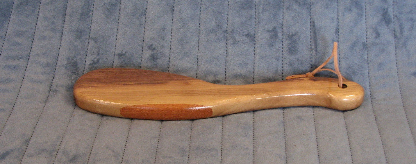 Hairbrush Paddle - Black Walnut and Lacewood