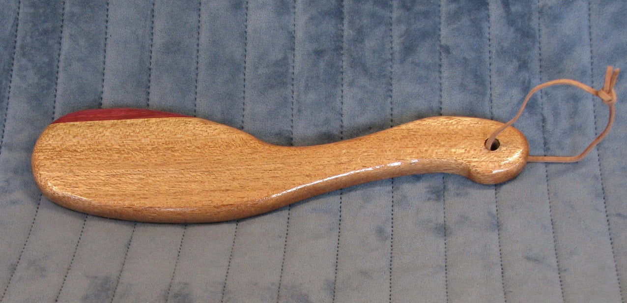Hairbrush Paddle - Mahogany and Purpleheart