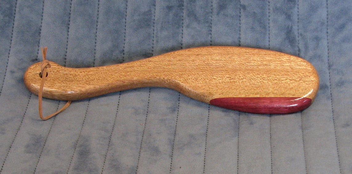 Hairbrush Paddle - Mahogany and Purpleheart