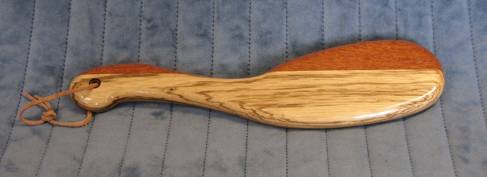 Hairbrush Paddle - Zebrawood and Lacewood