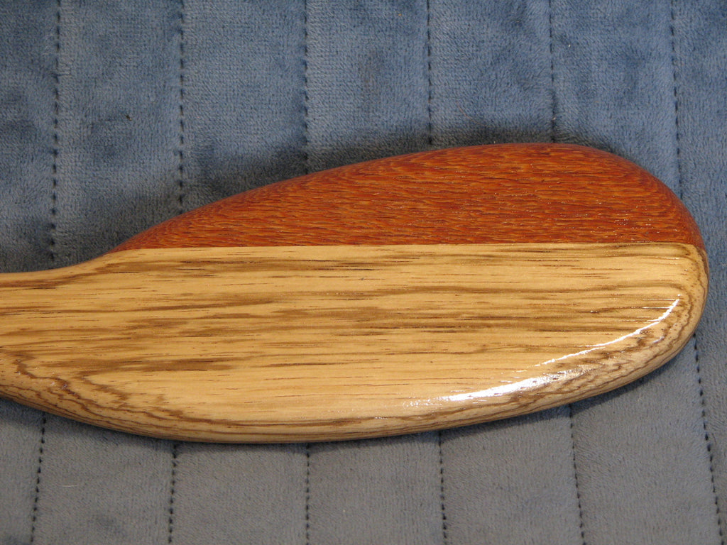 Hairbrush Paddle - Zebrawood and Lacewood