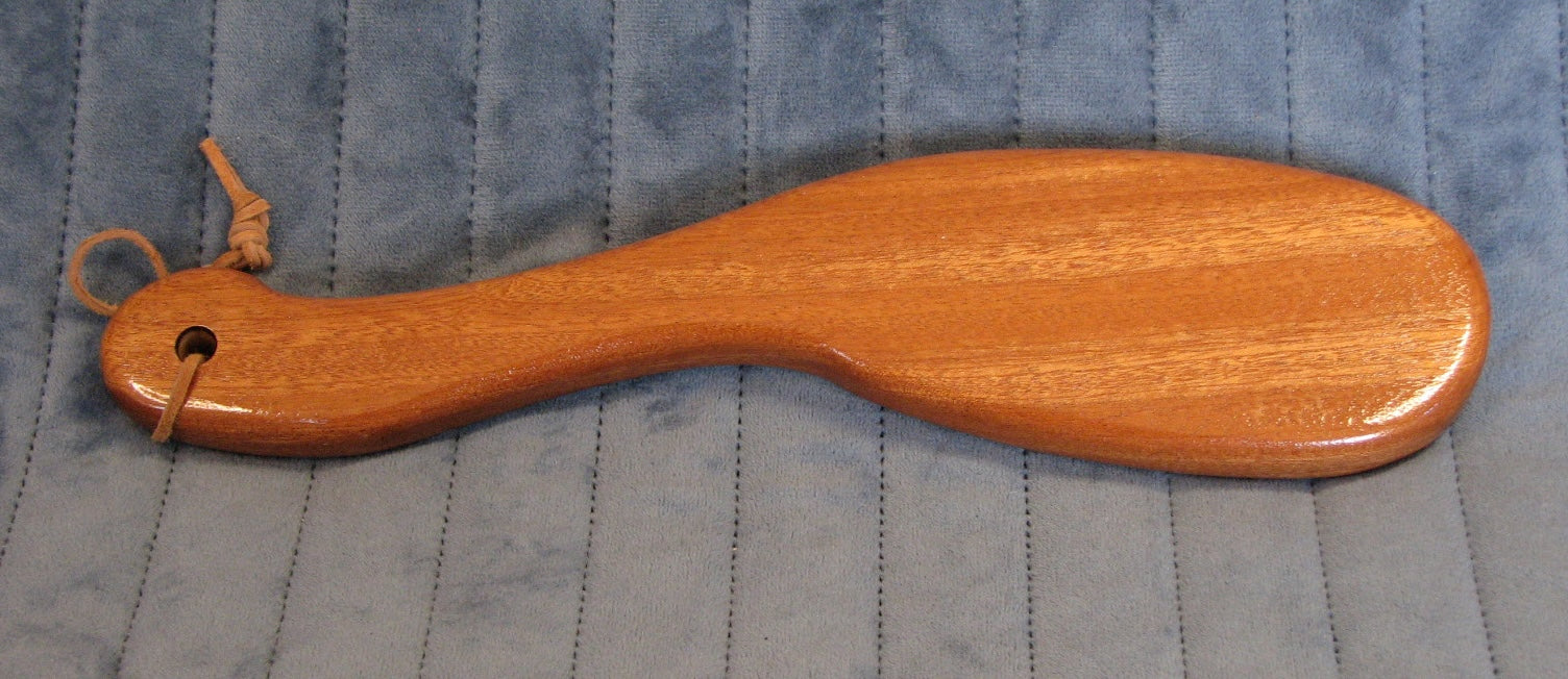 Hairbrush Paddle - Sapele and Black Walnut
