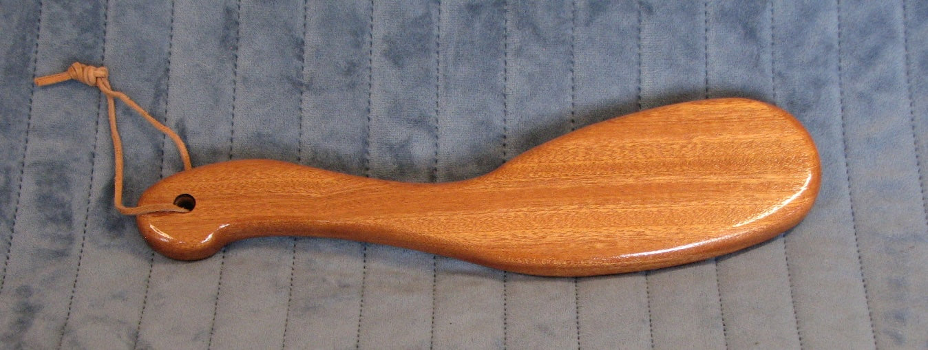 Hairbrush Paddle - Sapele and Black Walnut