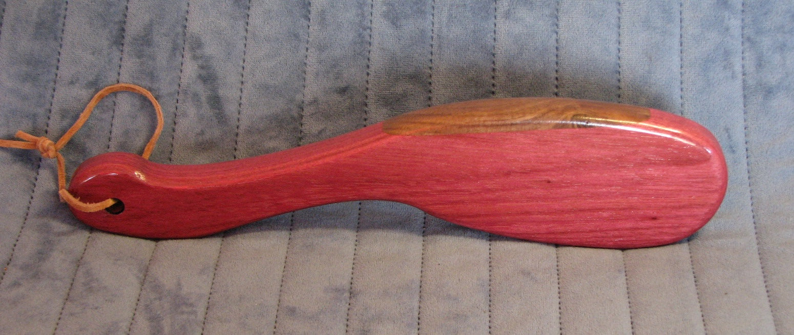 Hairbrush Paddle - Purpleheart and Black Walnut