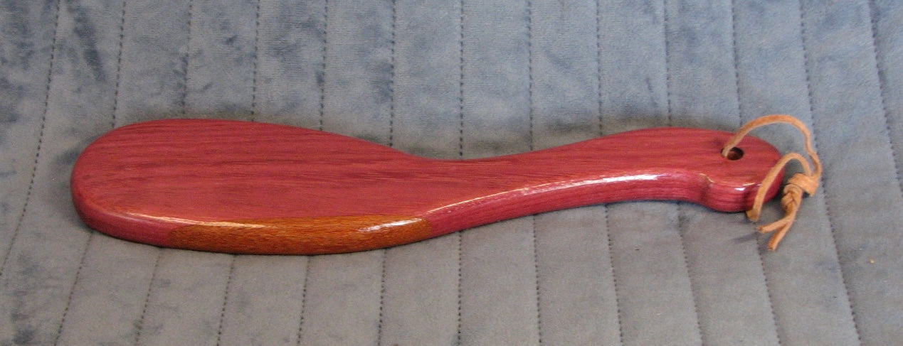Hairbrush Paddle - Purpleheart and Lacewood