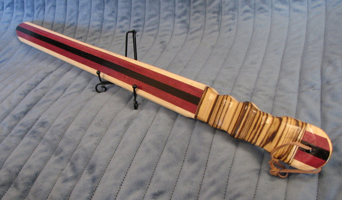 Tuxedo Tamer - Hickory, Maple, Purpleheart, Wenge and Zebrawood (Reversed)