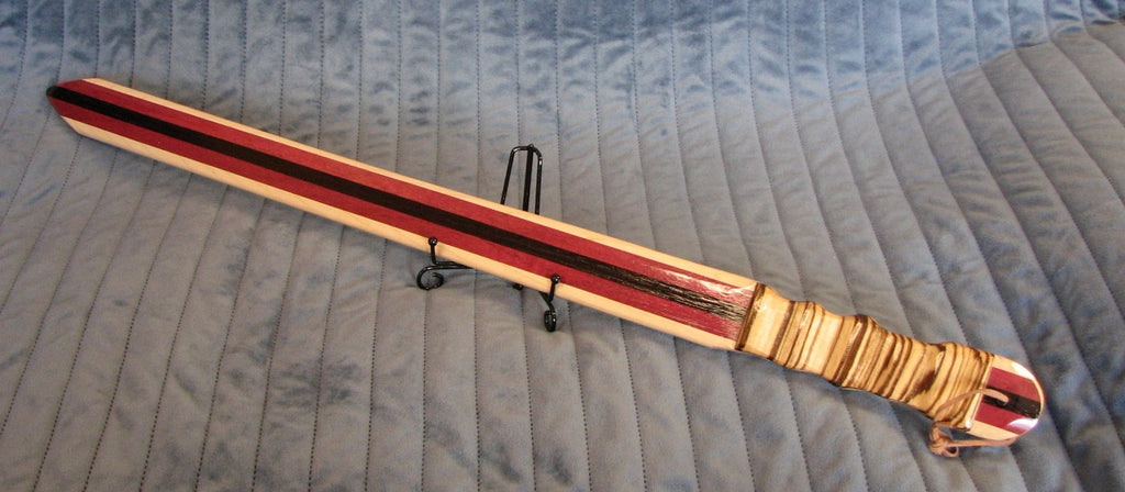 Tuxedo Tamer - Hickory, Maple, Purpleheart, Wenge and Zebrawood (Reversed)